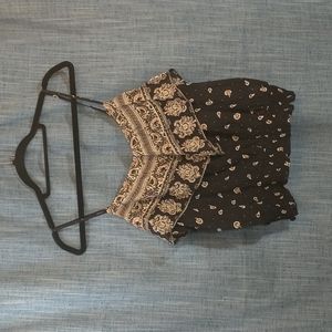 American Eagle strappy tank crop shirt